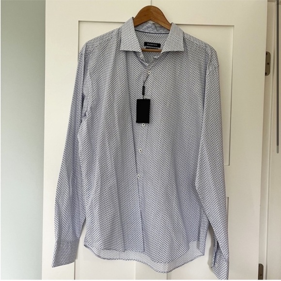 Mens Bugatchi Dress Shirt - Picture 2 of 4